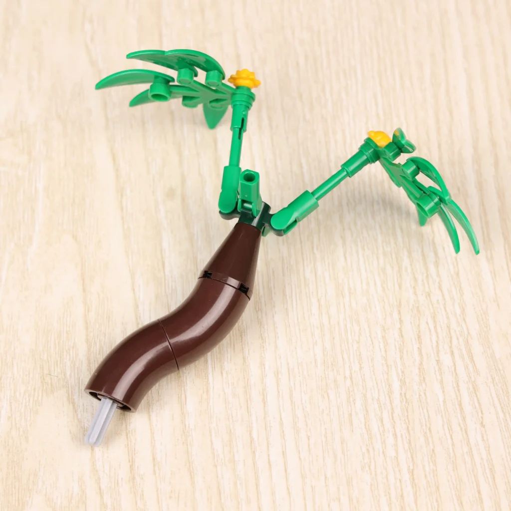 JMBricklayer JMB-Money Tree 20008 Set DIY Guide-Connecting the stem and leaves-08