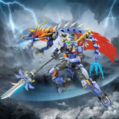 JMBricklayer Mecha Dragon Teng Four Seas - Ying Long 70141 Brick Toys IMG3
