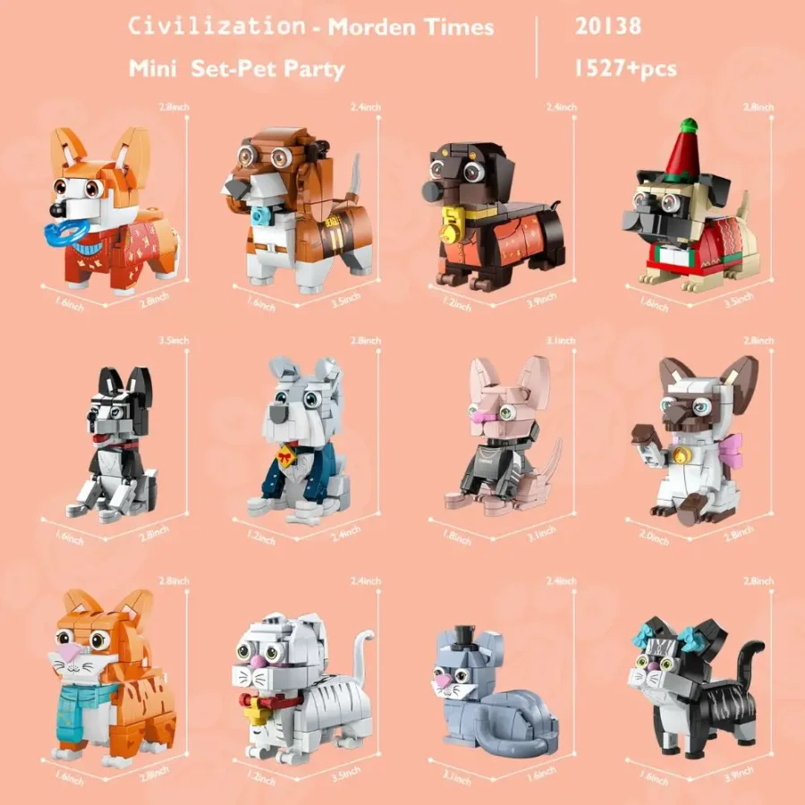 JMBricklayer Mini Set-Pet Party 20138 Brick Toys IMG2