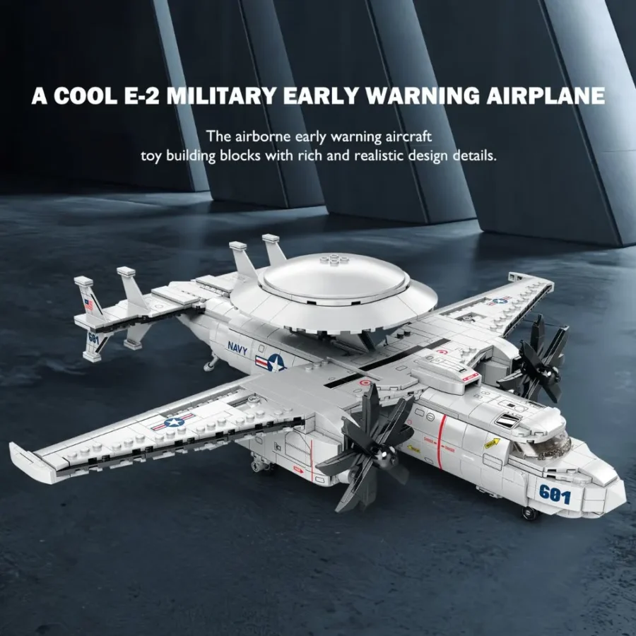 JMBricklayer Military World-E-2 Hawkeye Airborne Early Warning 60009 Brick Toys IMG5