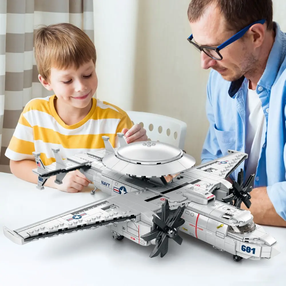 JMBricklayer Military World-E-2 Hawkeye Airborne Early Warning 60009 Brick Toys IMG6