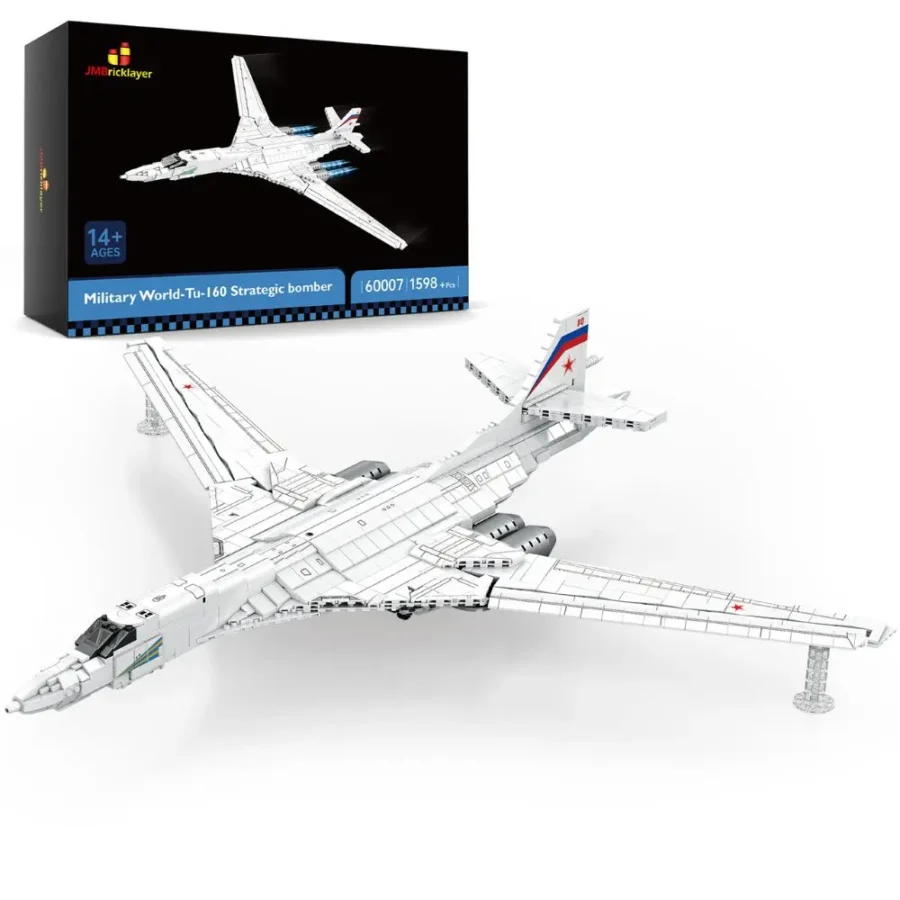 JMBricklayer Military World-Tu-160 Strategic bomber 60007 Brick Toys IMG1