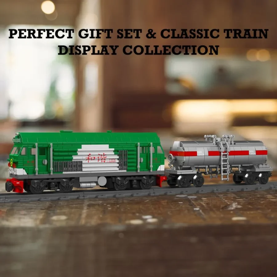 JMBricklayer HXN 3 Diesel Locomotive 51108 Brick Toy IMG5