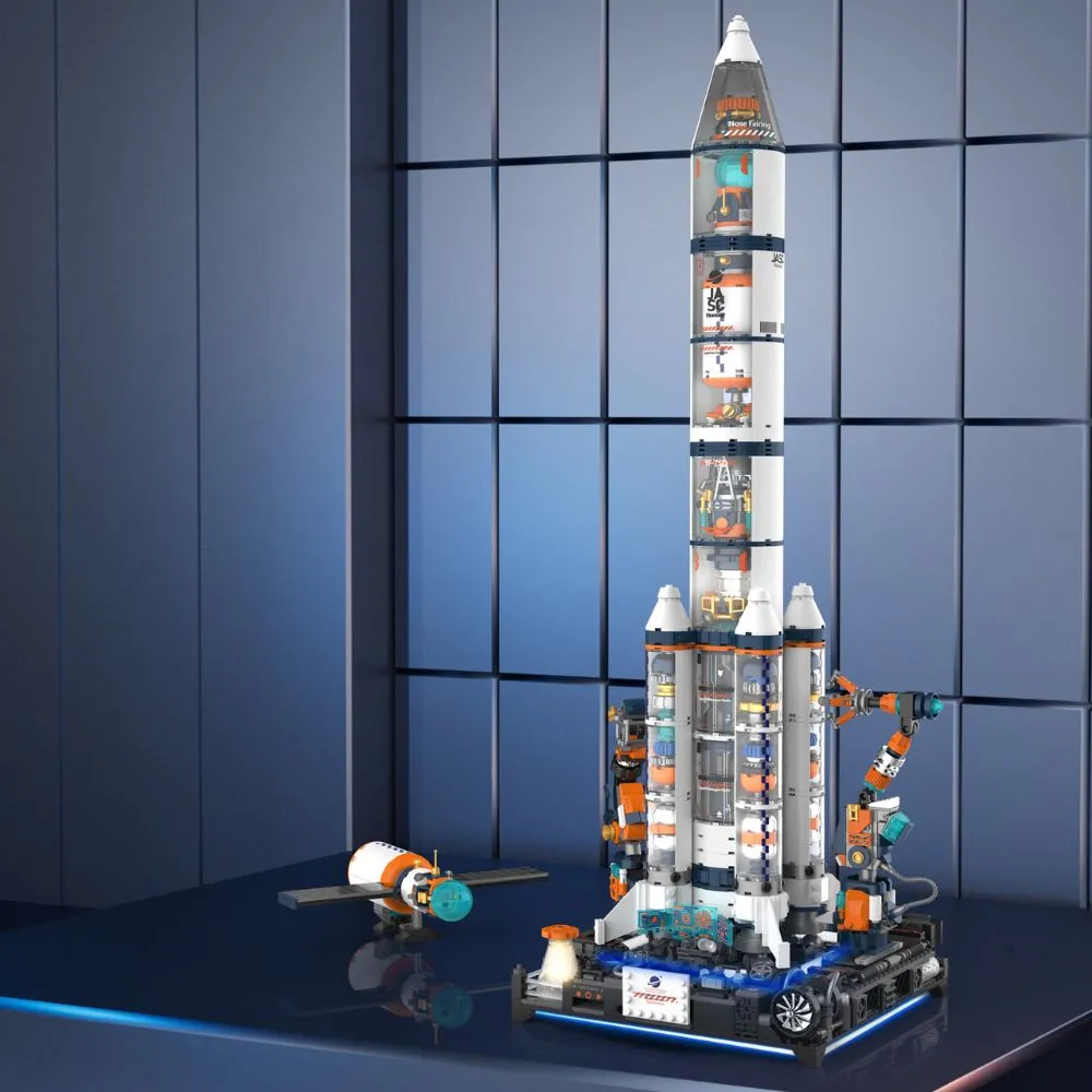 JMBricklayer Space Mechanical Rocket 70142 Brick toys IMG7