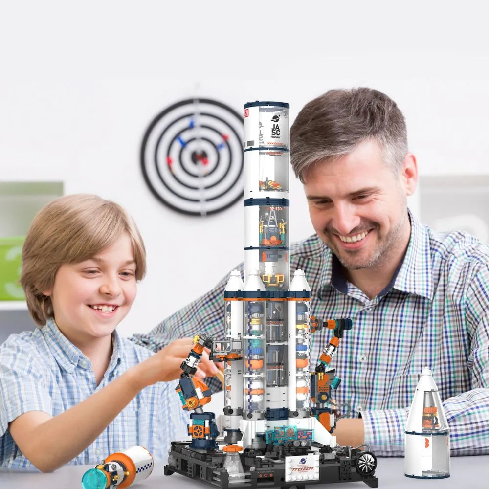 JMBricklayer Space Mechanical Rocket 70142 Brick toys IMG8