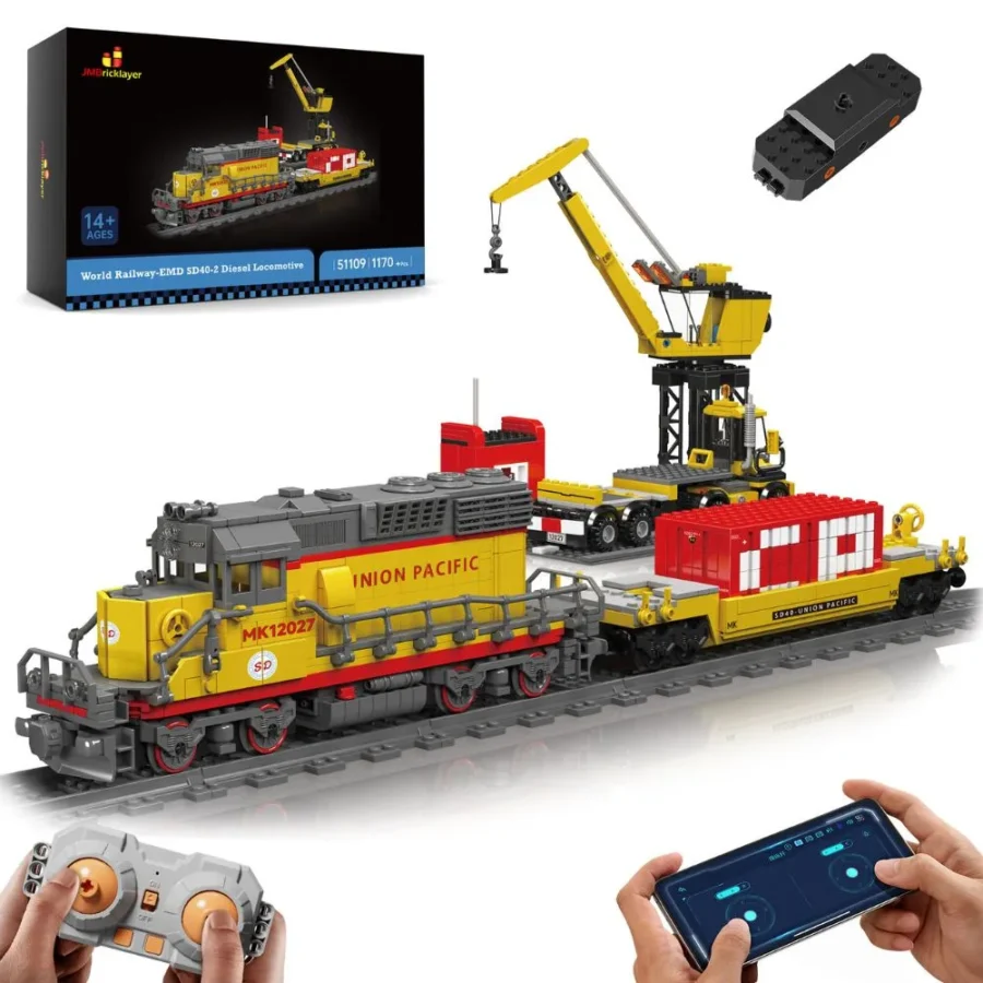 JMBricklayer EMD SD40-2 Diesel Locomotive 51109 Brick Toy IMG1