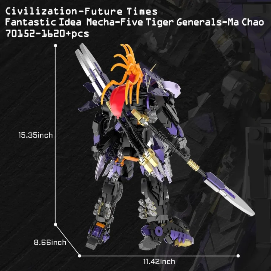 JMBricklayer Five Tiger Generals-Ma Chao 70152 Brick Toy IMG3