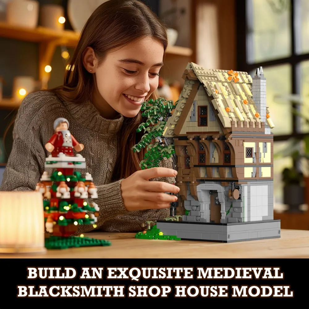 JMBricklayer Medieval- Blacksmith's Shop 30122 Brick Toy IMG5