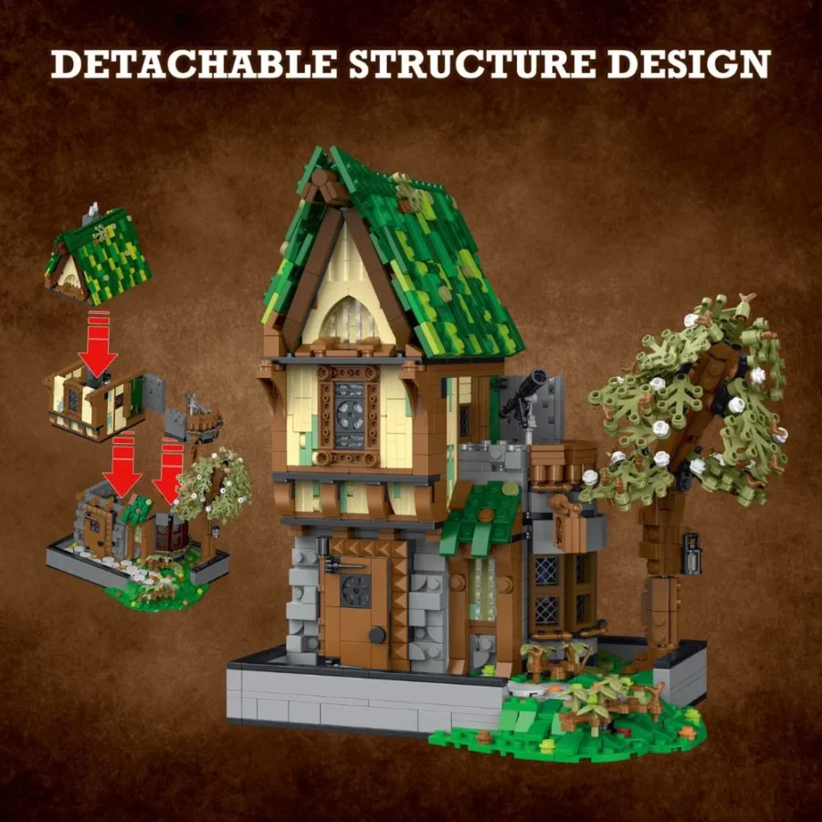 JMBricklayer Medieval-Lighting Tavern 30124 Brick Toy IMG2