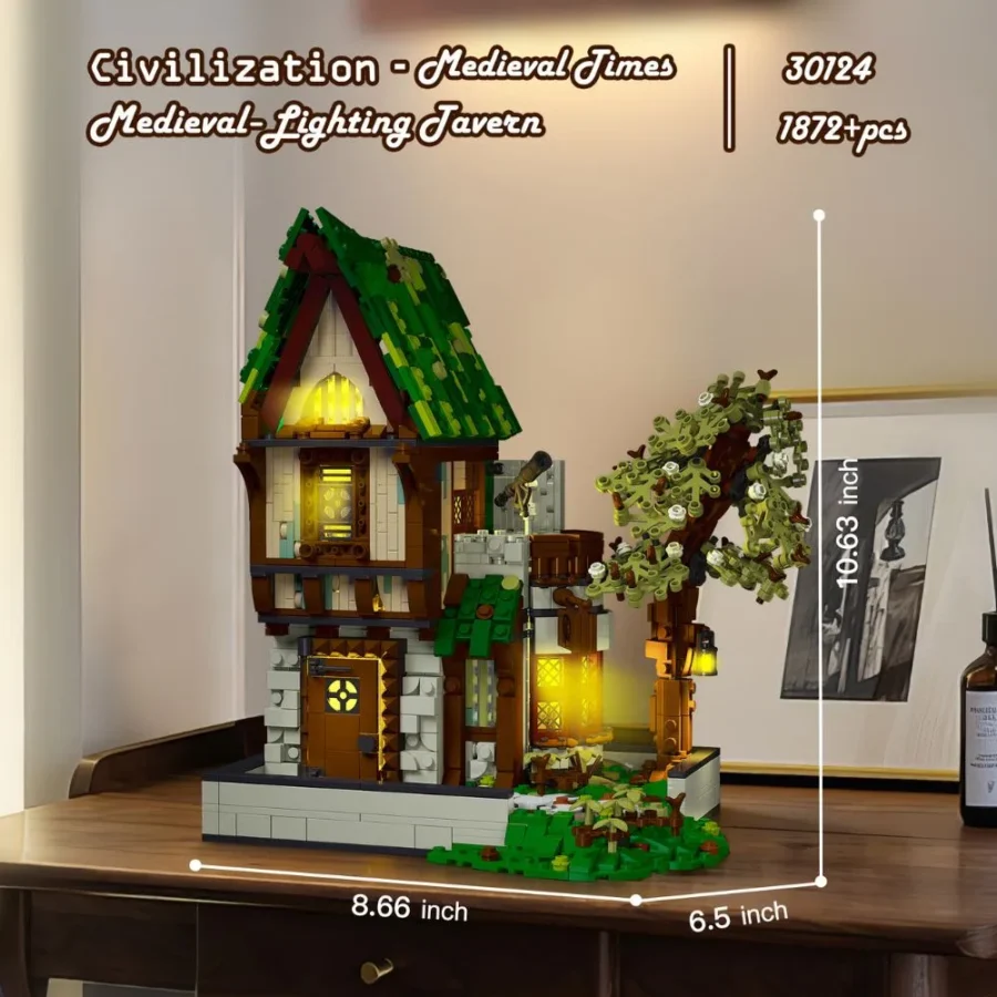 JMBricklayer Medieval-Lighting Tavern 30124 Brick Toy IMG6