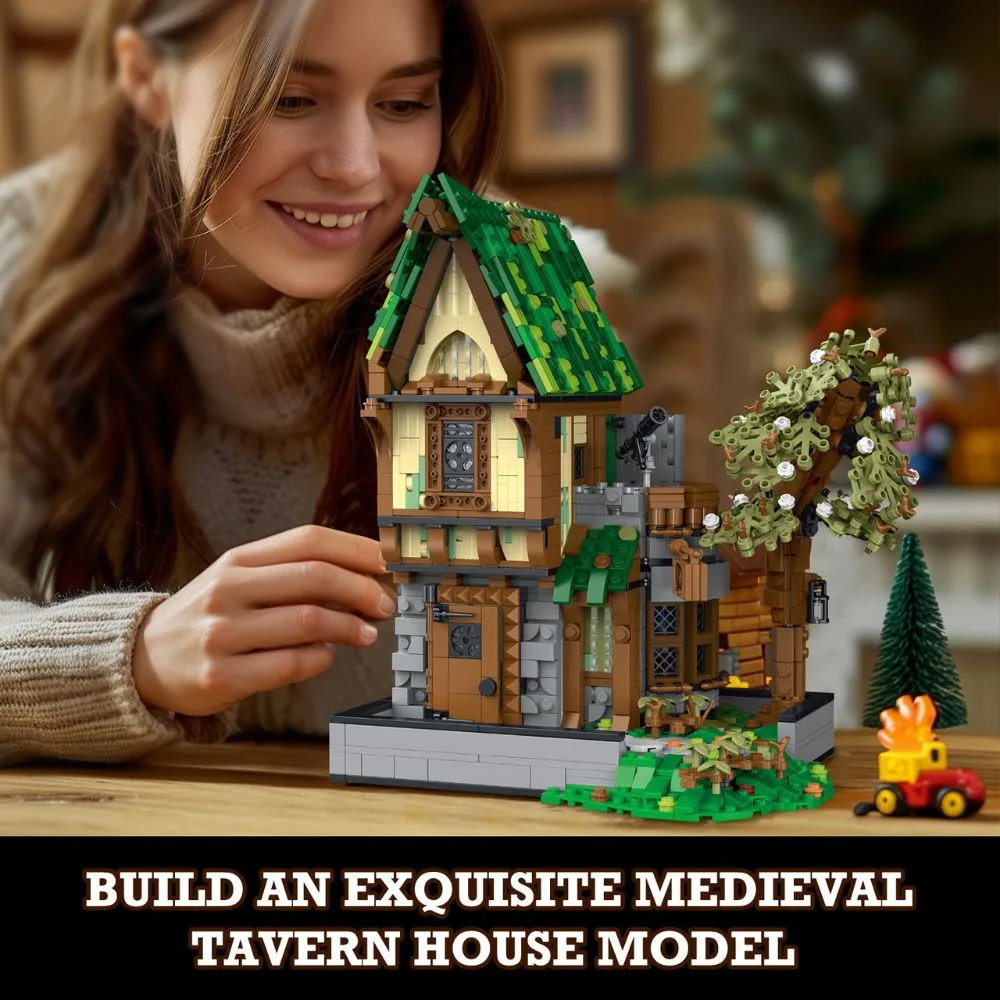 JMBricklayer Medieval-Lighting Tavern 30124 Brick Toy IMG7