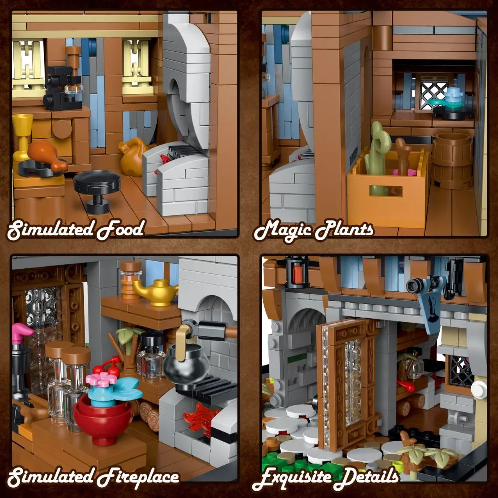 JMBricklayer Medieval-Magician's House 30123 Brick Toy IMG3