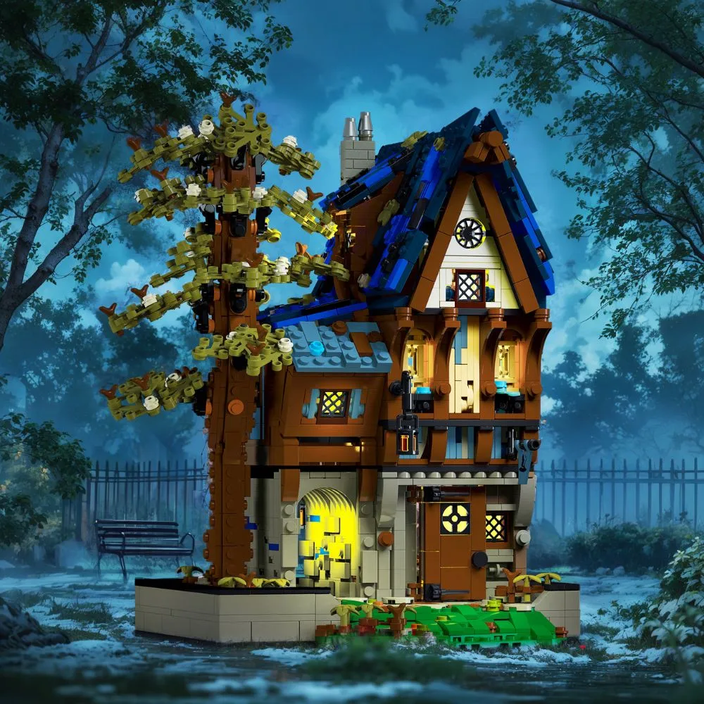 JMBricklayer Medieval-Magician's House 30123 Brick Toy IMG4