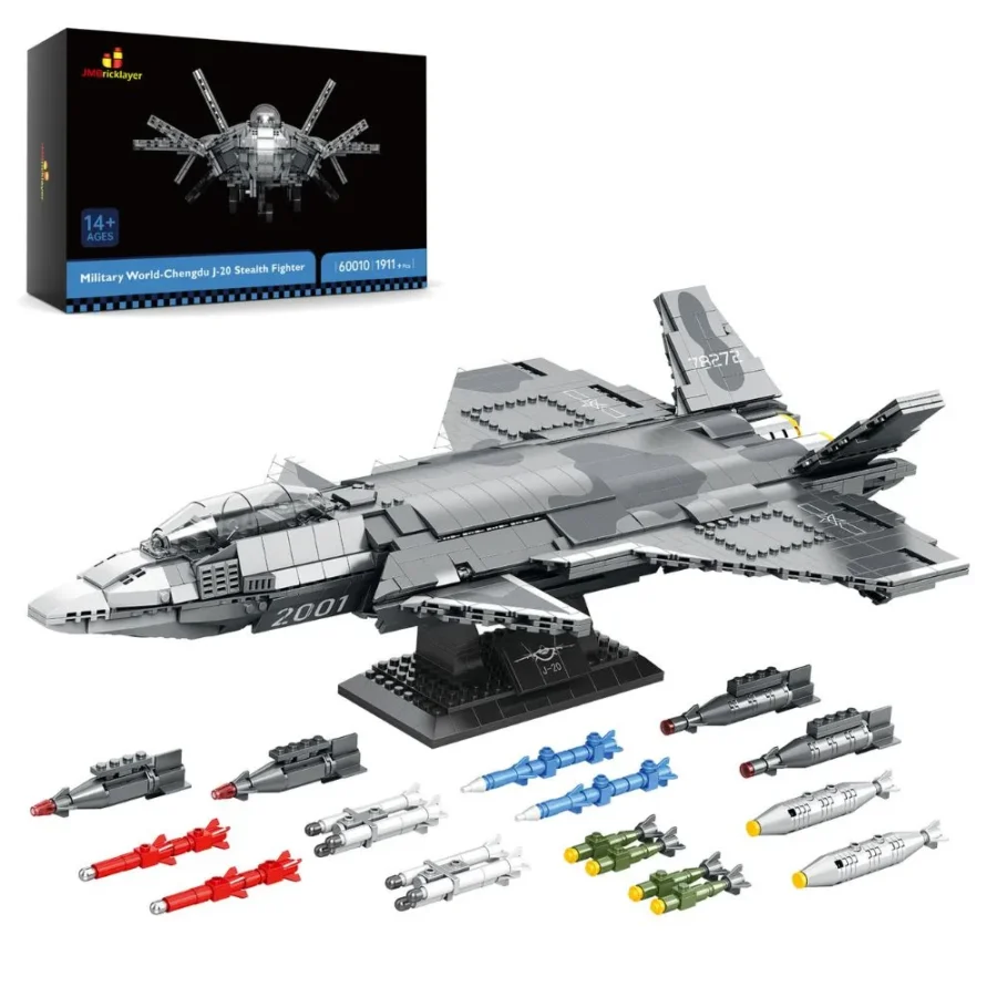 JMBricklayer J-20 Stealth Fighter 60010 Brick Toy IMG1