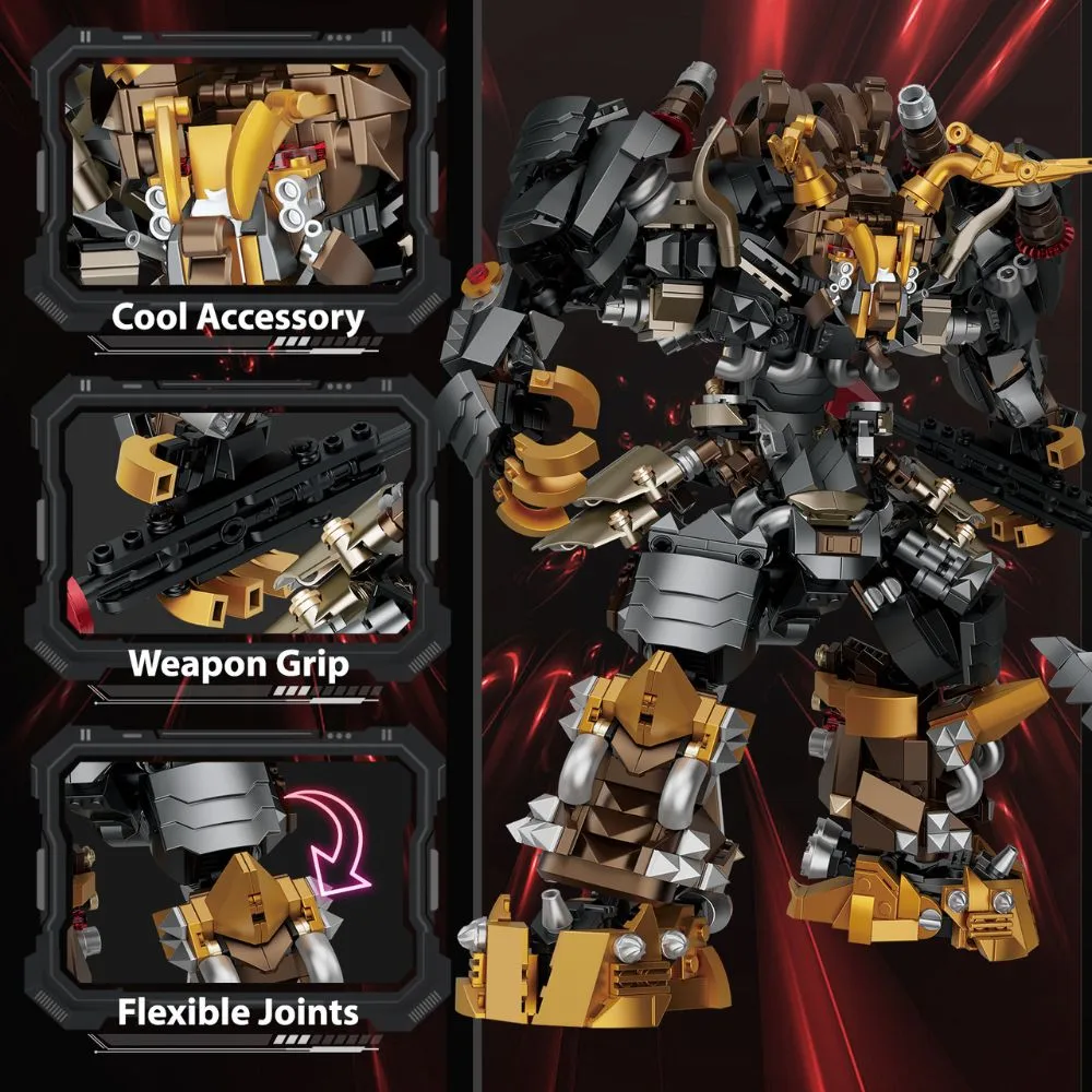 JMBricklayer Mecha-Bull Demon King 70166 Brick Toy IMG4