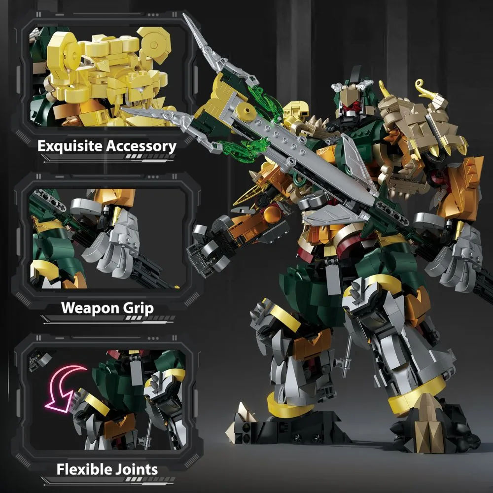 JMBricklayer Mecha-Zhang Fei 70167 Brick Toy IMG10 (1)