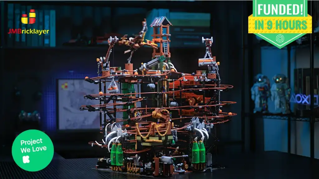 JMBricklayer marble run 70003 - kickstarter