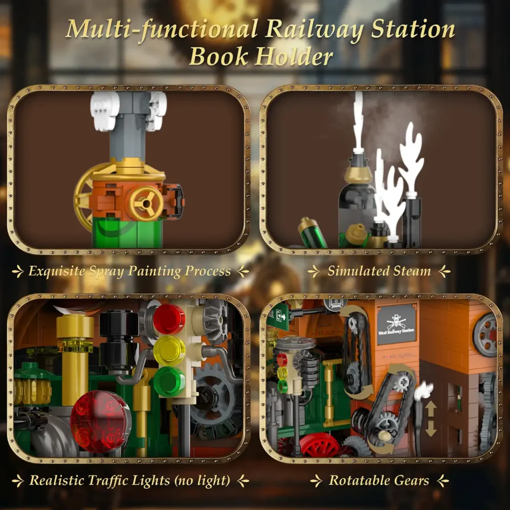 50002 multi functional railway station book holder