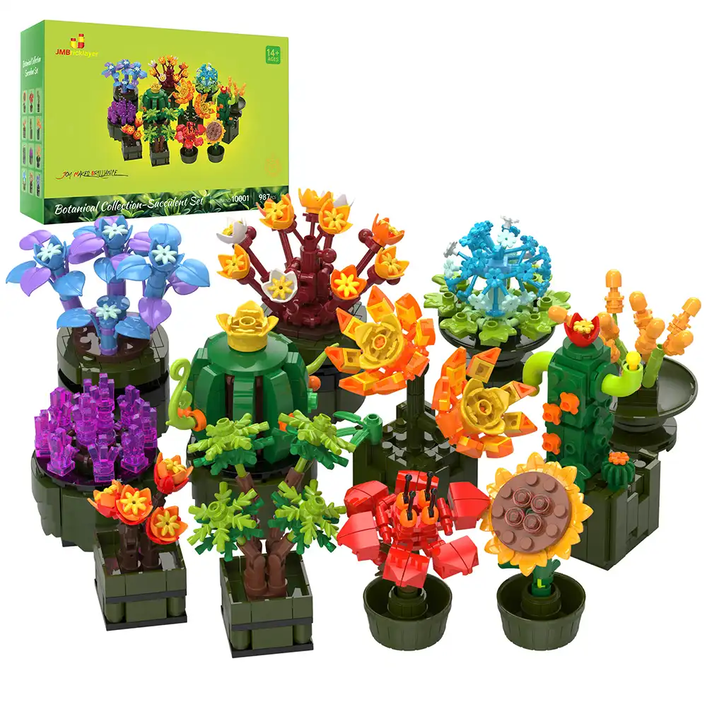 JMBricklayer brick toy Succulent Set 10001 image 1