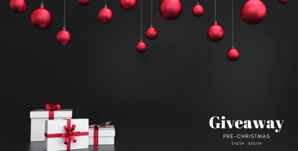 Pre-Christmas giveaway banner