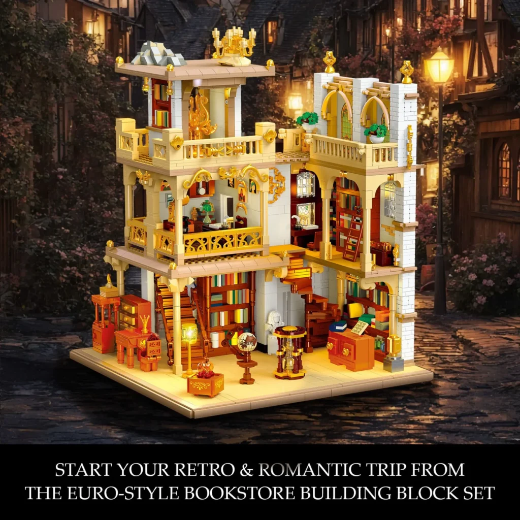 JMBricklayer Brick toy Euro-style Bookstore 30126 IMG4