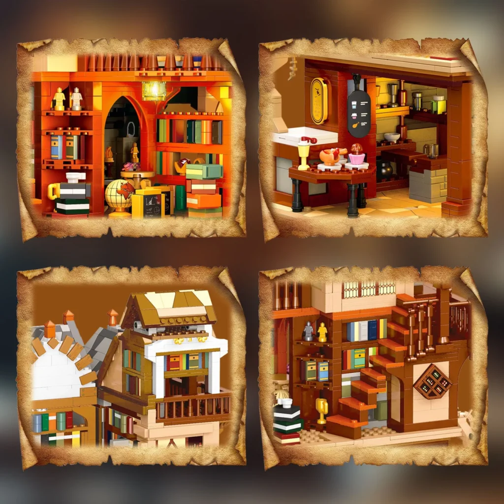 JMBricklayer Brick toy Medieval Lighting-Library European 30127 IMG6