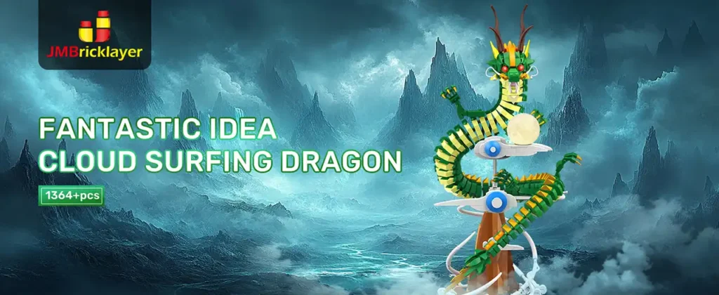 JMBricklayer Chinese Cloud surfing Dragon 70007 2