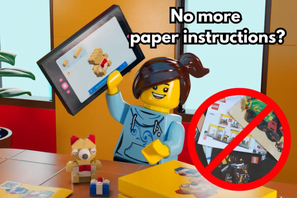 No more lego paper instructions