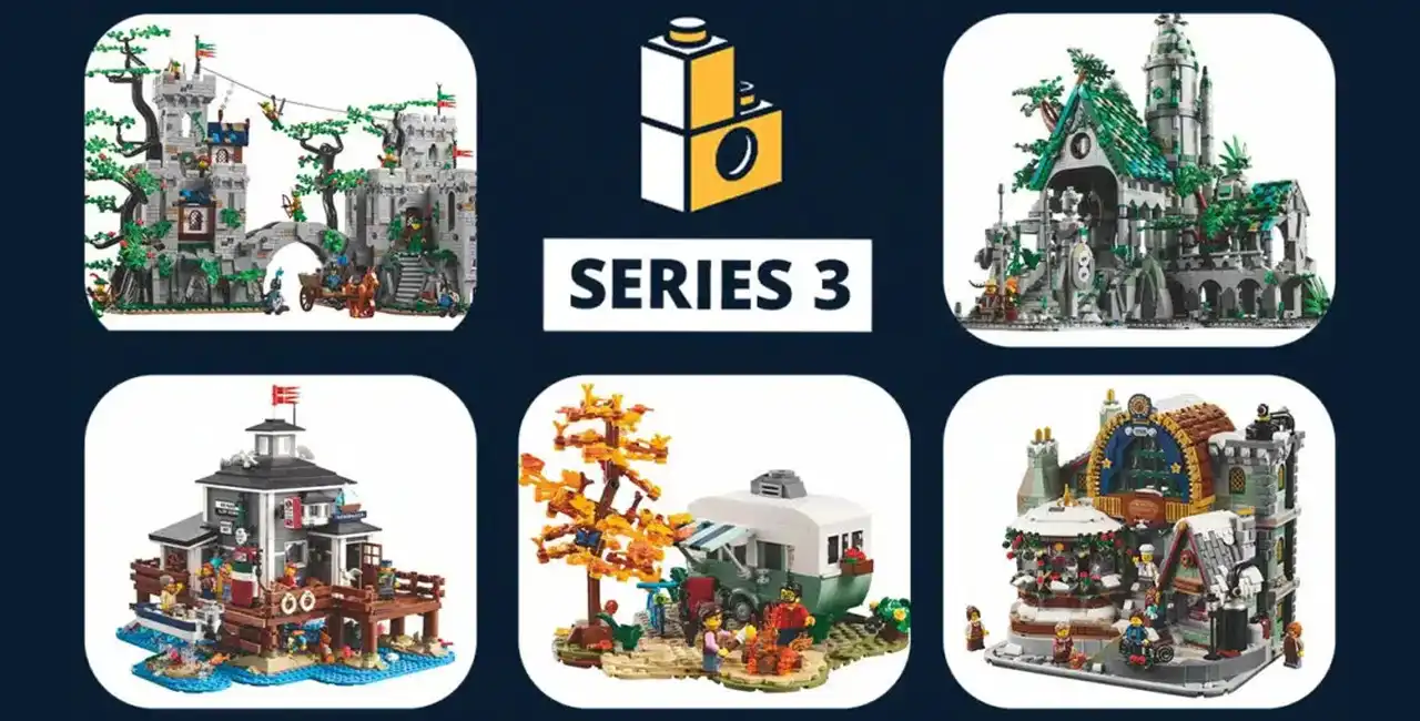 Release of 5 LEGO BrickLink Designer Program Series 3 Final Sets & Crowdfunding