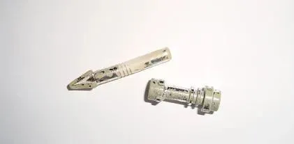 Battle-worn LEGO Chrome Silver 18041 and 64567