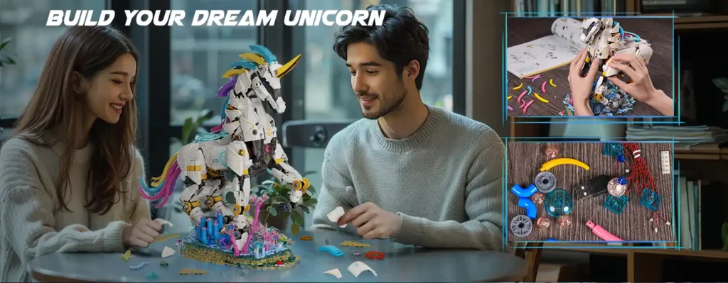 Build JMBricklayer Fantastic Idea Rainbow Unicorn with Your Lover