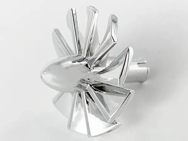 LEGO Chrome Silver x577 Large Engine, 10 Blades 46667 / 1875 / 49148