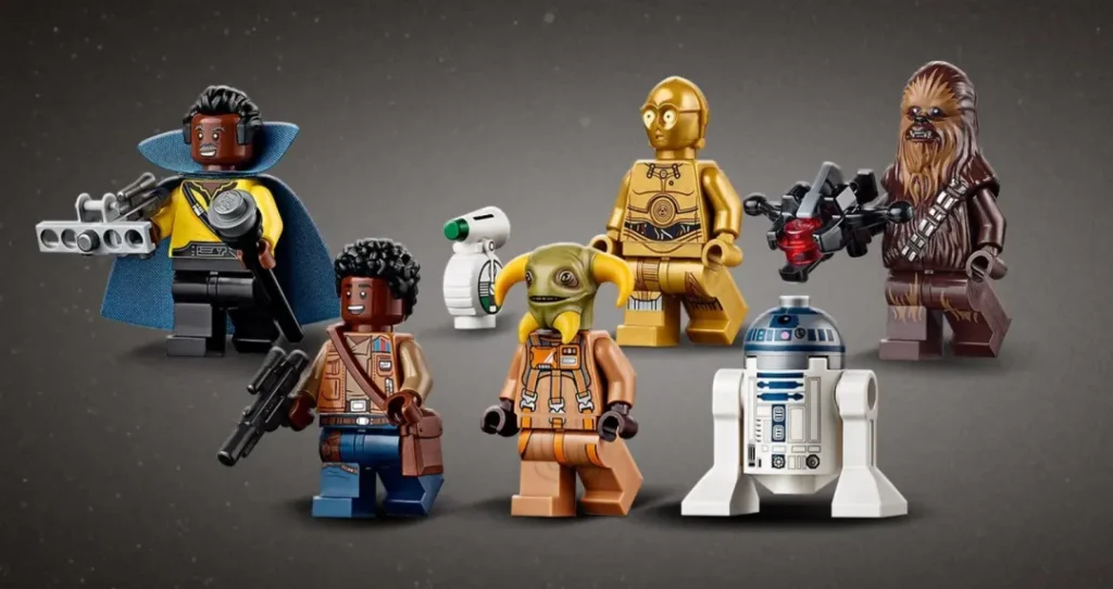 LEGO 75257 Millennium Falcon™ minifigures