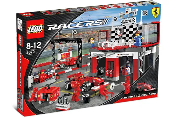 LEGO Ferrari Finish Line 8672 package