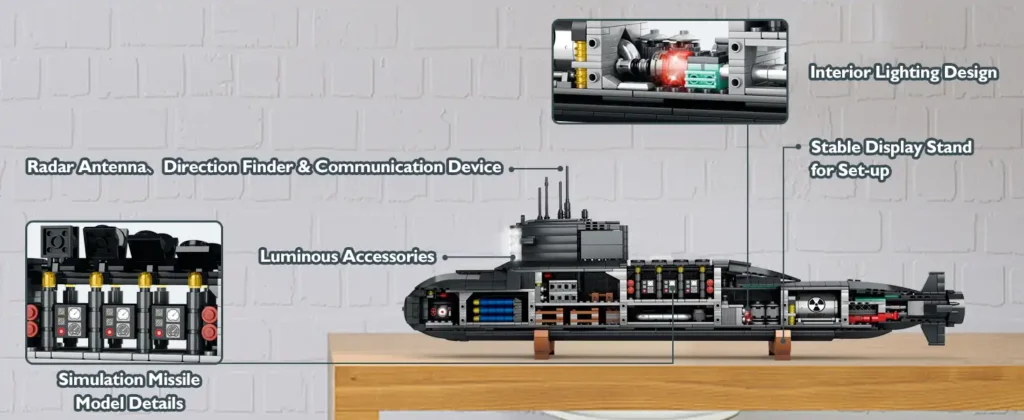The Design of JMBricklayer Nuclear Submarine 61505