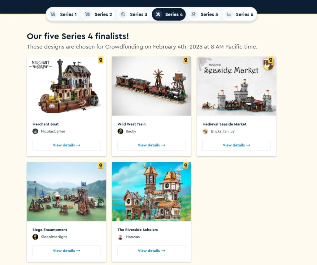 LEGO BrickLink Designer Program Series 4