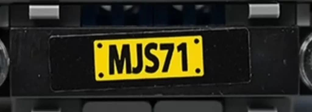 The Sticker Was Crooked in the LEGO bricks