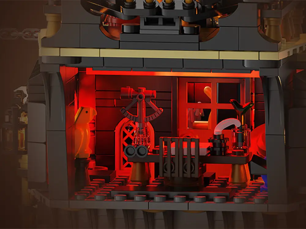 the interior design of jmbricklayer Age of Exploration The Black Pearl 40002