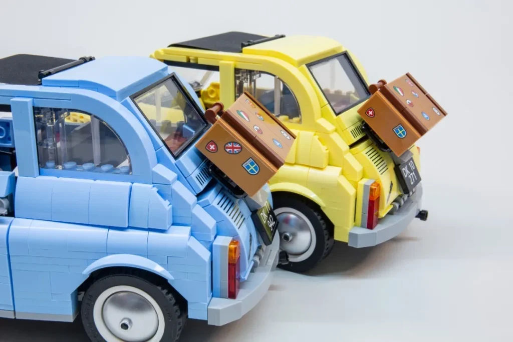 LEGO Fiat 500 10271 vs LEGO Fiat 500 77942