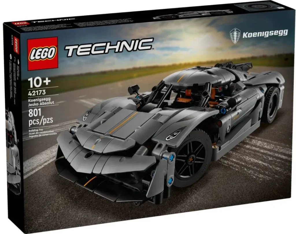 LEGO Koenigsegg Jesko Absolut Grey Hypercar 42173
