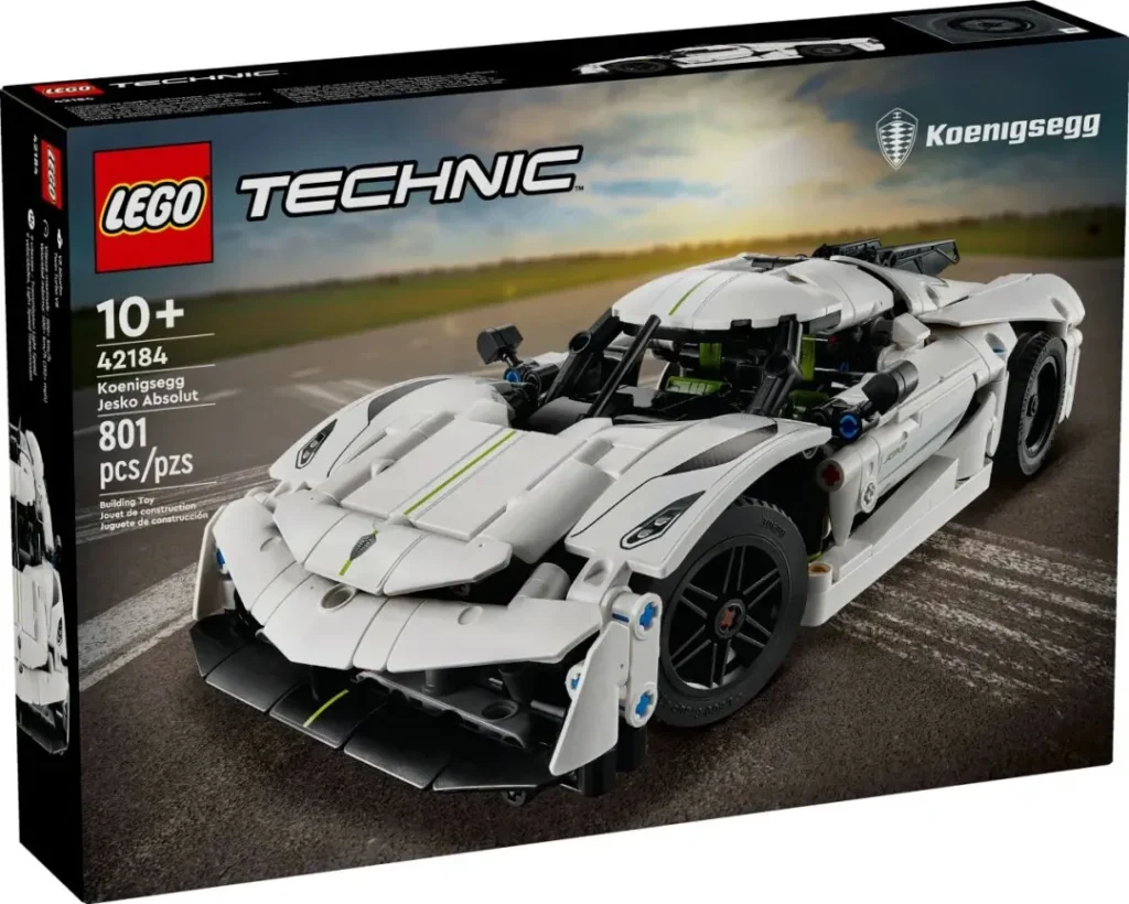 LEGO Koenigsegg Jesko Absolut White Hypercar 42184