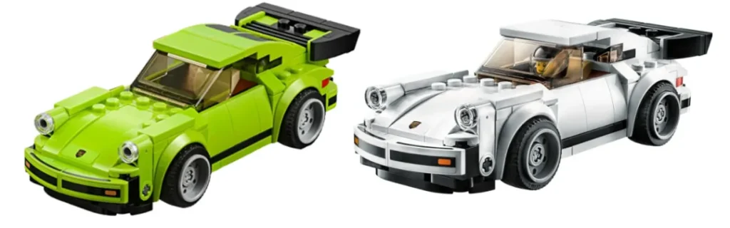 LEGO Porsche 911 RSR and 911 Turbo 3.0 75888 vs LEGO 1974 Porsche 911 Turbo 3.0 75895