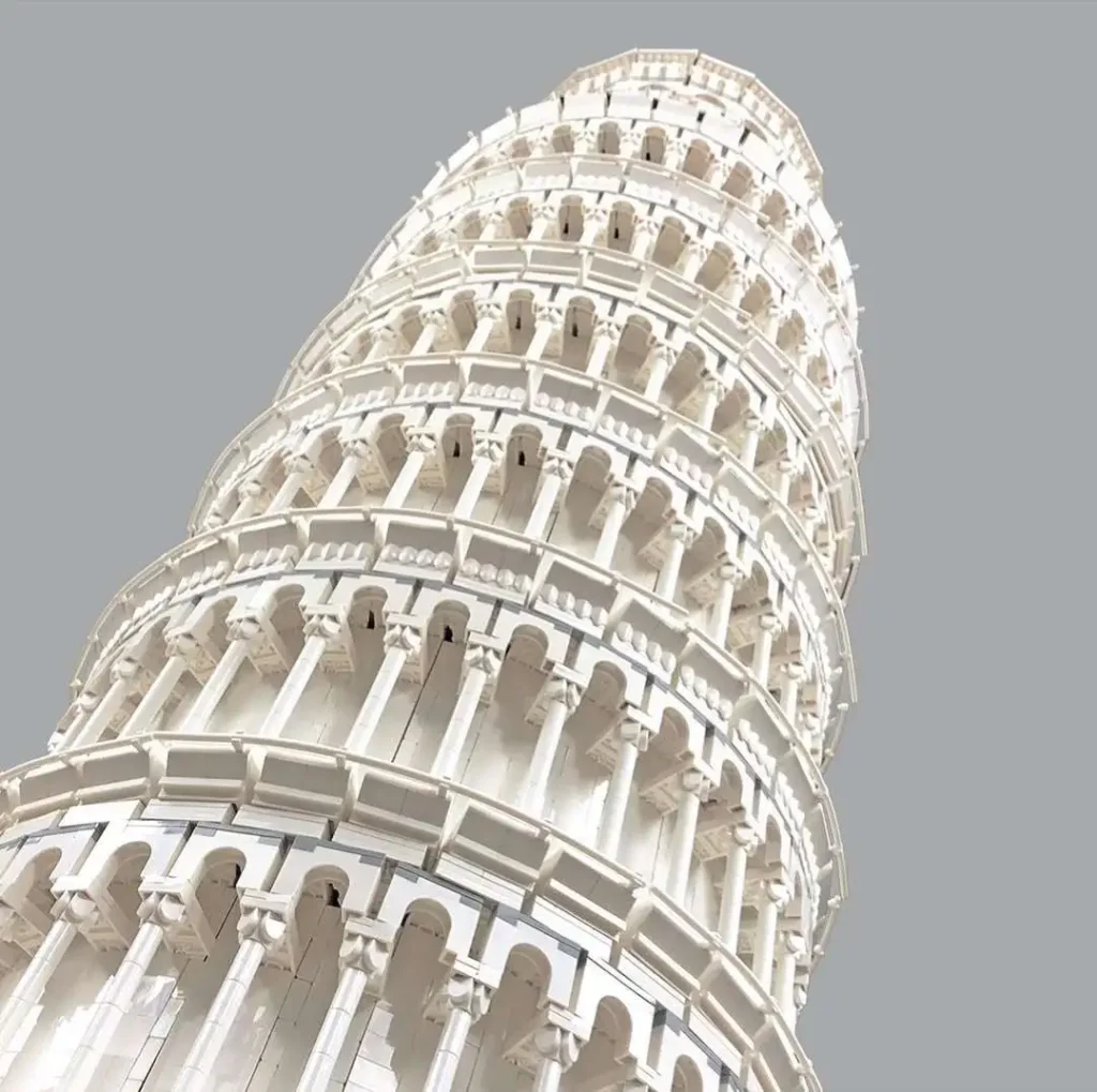 1.75 Meter LEGO Leaning Tower Of Pisa 2