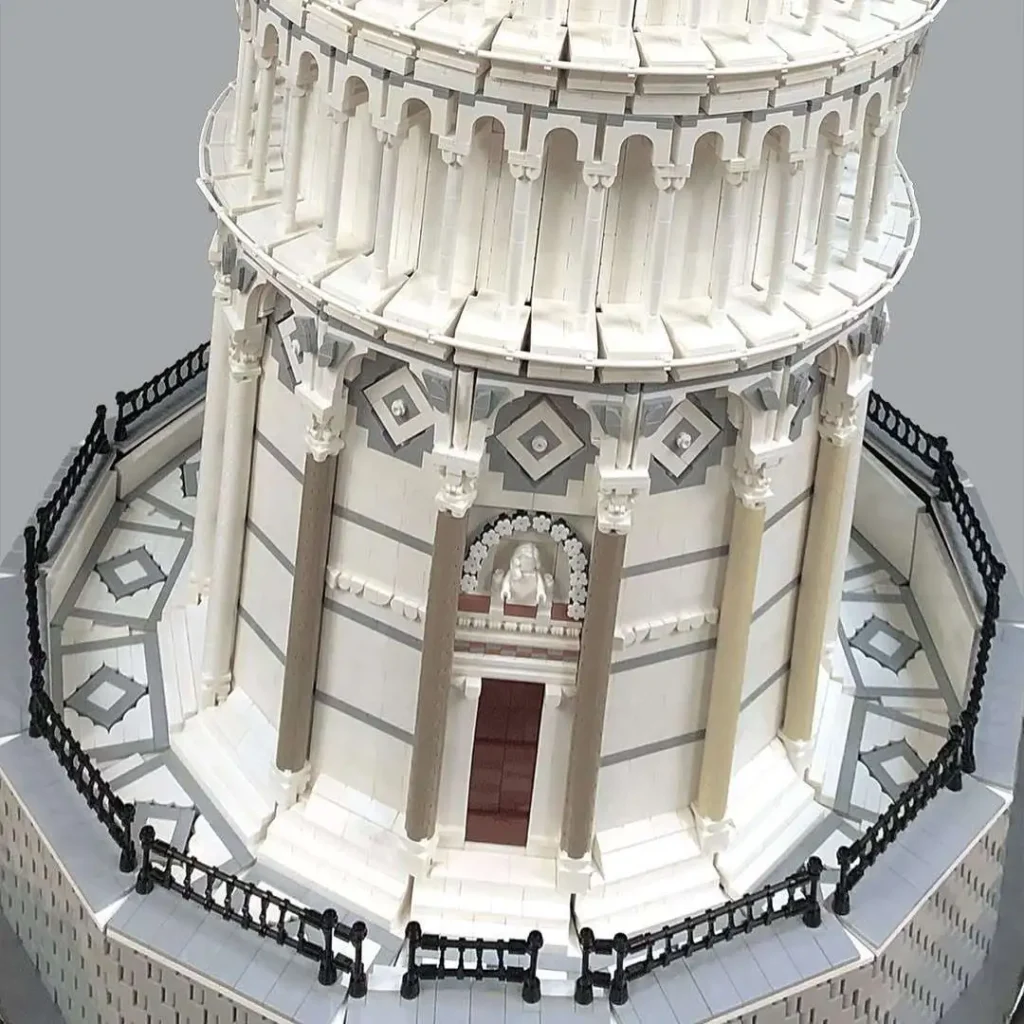 1.75 Meter LEGO Leaning Tower Of Pisa it's not only tall, but also stable.