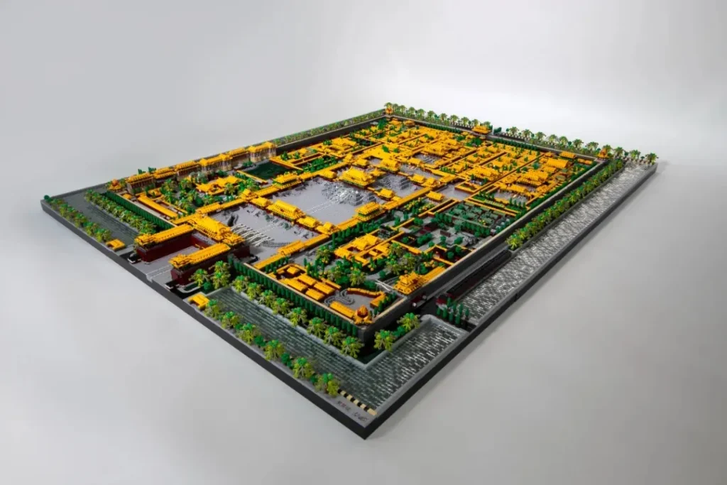 LEGO Forbidden City Diorama MOC, designed by Rocco Buttliere.