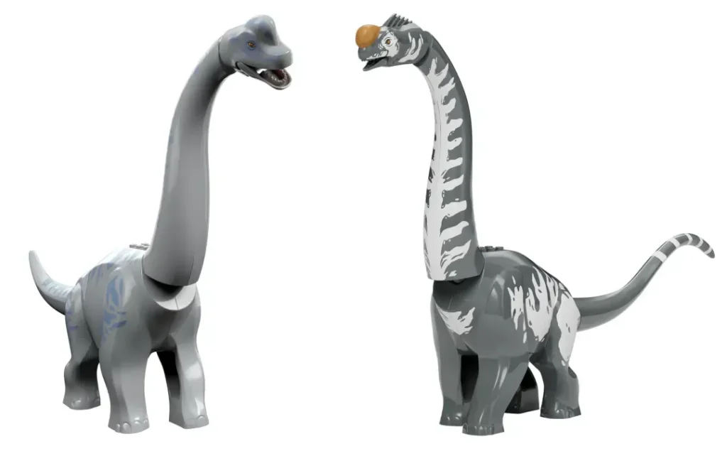 LEGO Quetzalcoatlus 2023 (left) vs. 2025 (right)