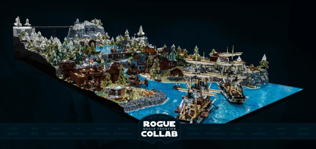 LEGO Rogue Frontier, a collaborative project by RogueBricks