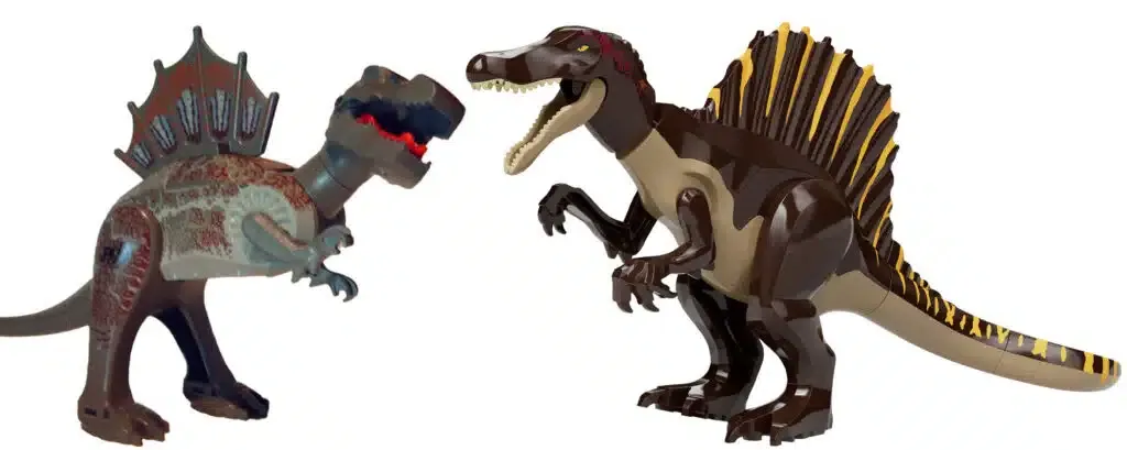 LEGO Spinosaurus 2001 (left) vs. 2025 (right)