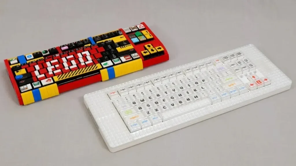 The MELGEEK PIXEL keyboard is inspired by LEGO bricks in its design.