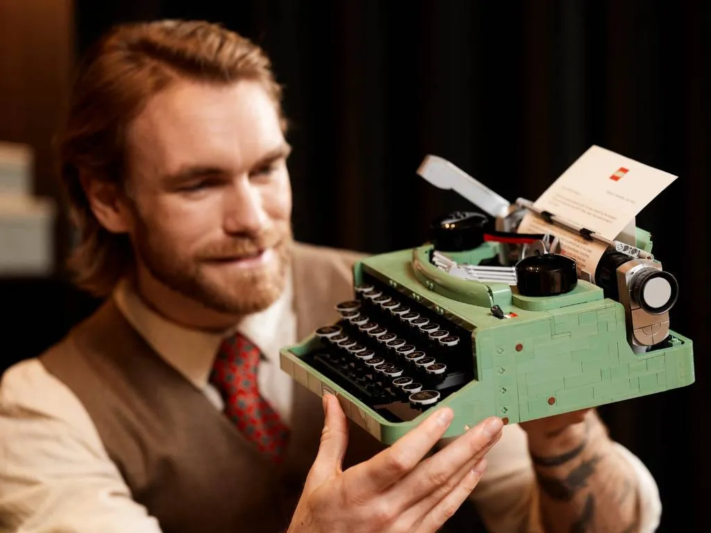 lego ideas typewriter building set 21327​